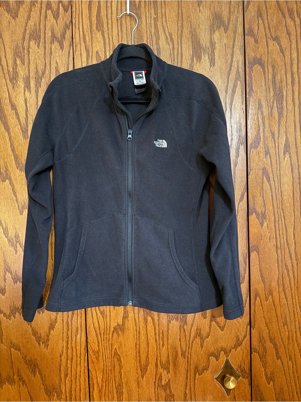 The North Face Womens Black Full Zip Fleece Jacket Medium